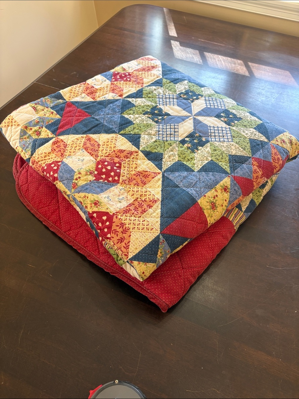 Multicolor Star Patchwork Quilt